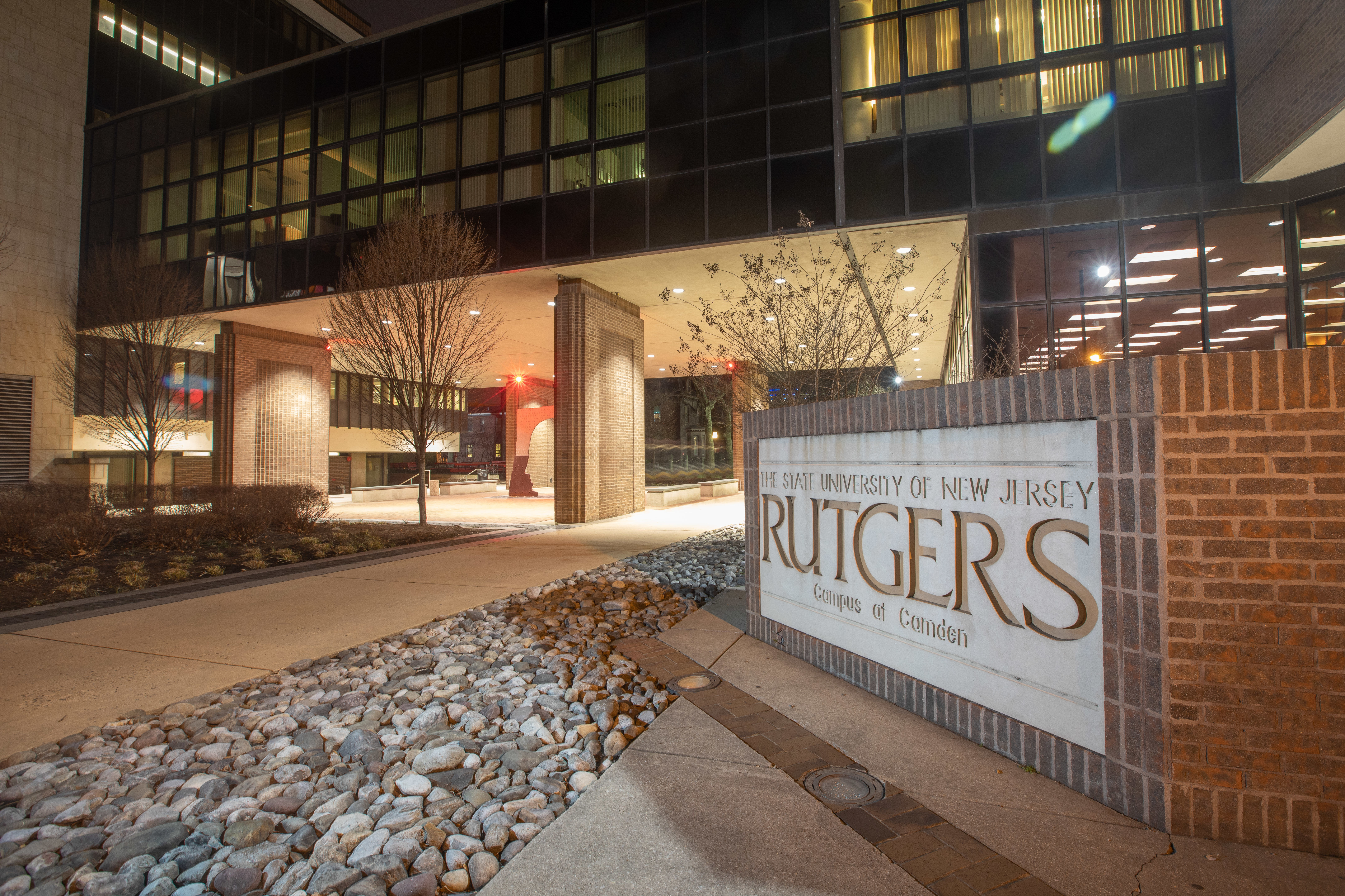 Photograph of the Campus Sign by John O'Boyle ©2020 Rutgers, The State University of New Jersey