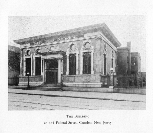 South Jersey Law School building at 224 Federal Street, as pictured in the 1931 yearbook