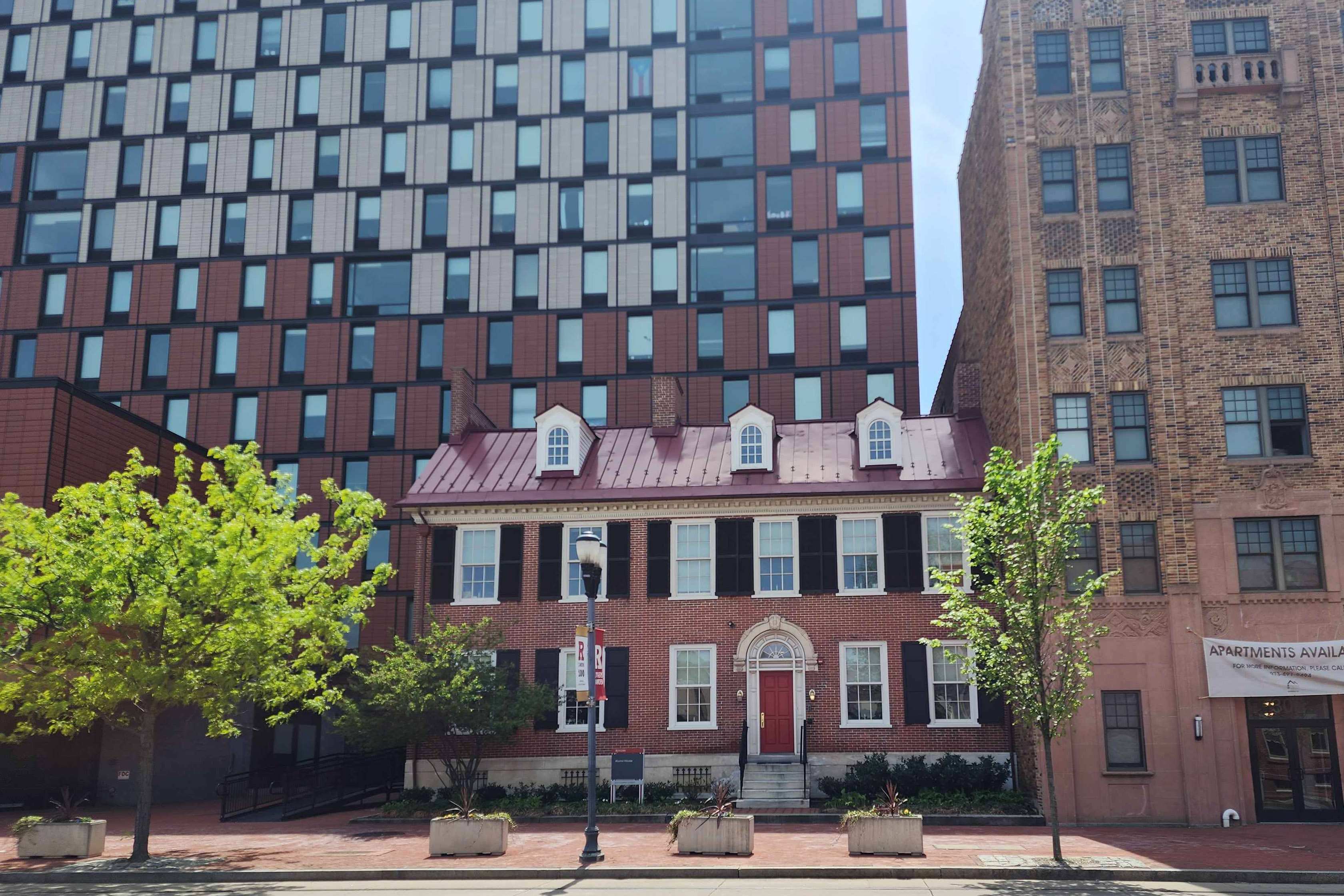 The Alumni House, a federalist style building, which once served as the home of the Camden Republican Club, and the Red
Cross branch in Camden. © Stephanie Lang