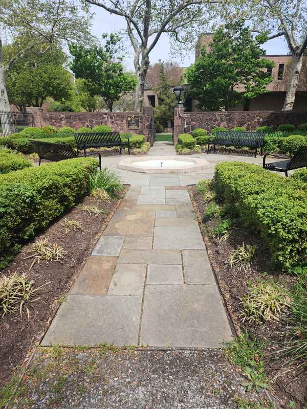 Admissions Building Courtyard