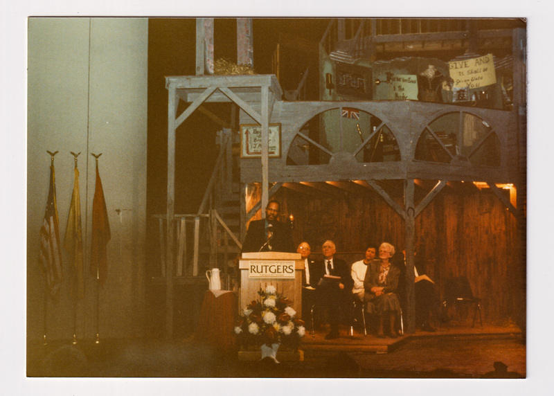 Avery Brooks Gives speech at Dedication Ceremony
