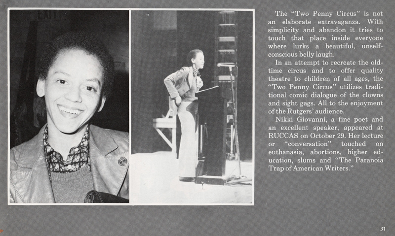 Nikki Giovanni at Rutgers-Camden