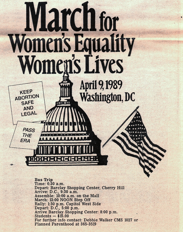 March for Women's Equality Women's Lives