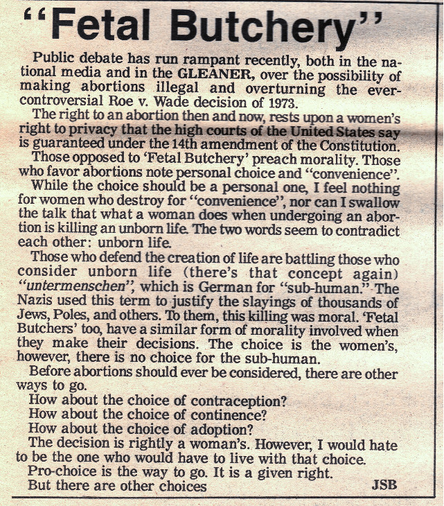Fetal Butchery