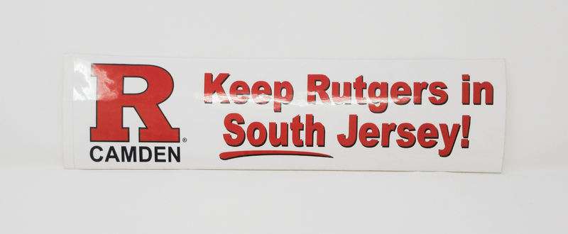 Keep Rutgers in South Jersey! Bumper Sticker