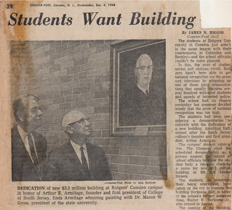 Students Want Building Renamed