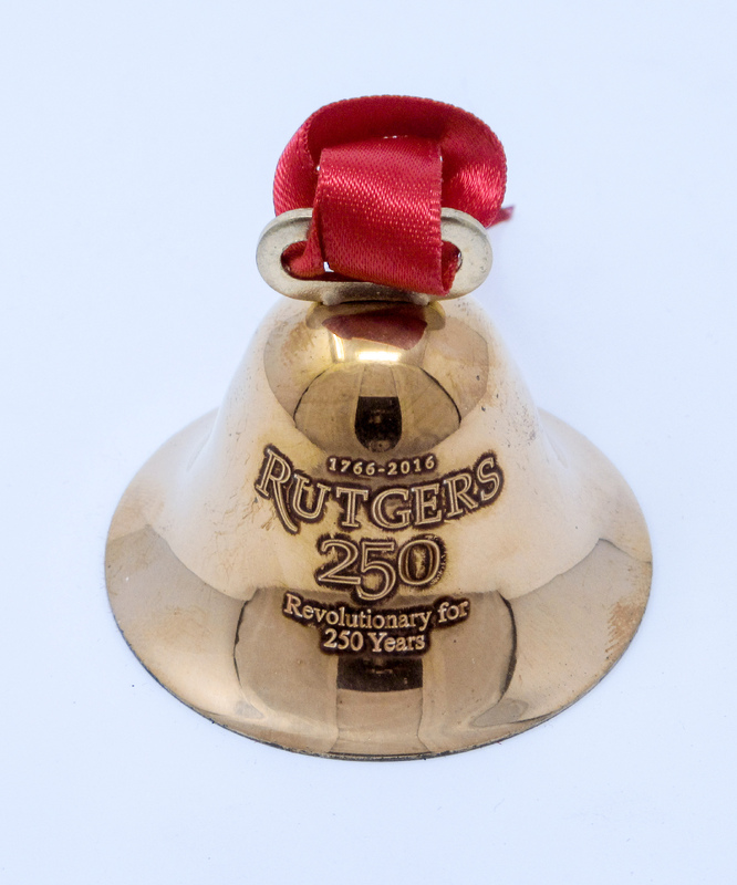 Commemorative Bell: Rutgers 250 Gold