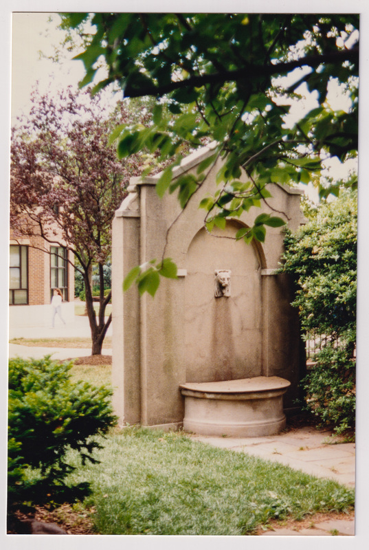 Close Up of Lion Head Stone Fountain - View 2