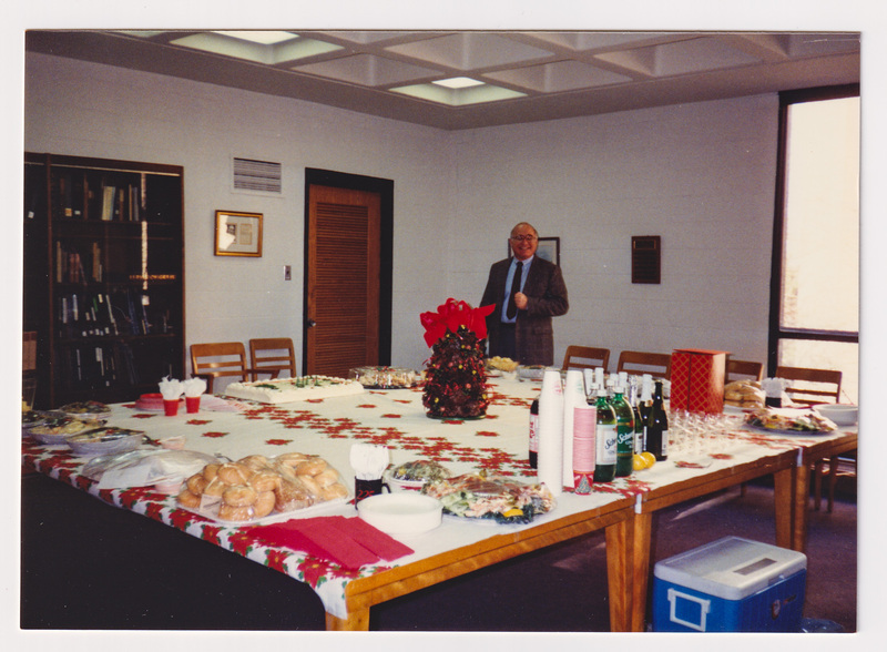 Man with Refreshment Table