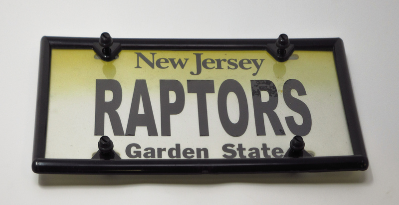 License Plate: Raptors