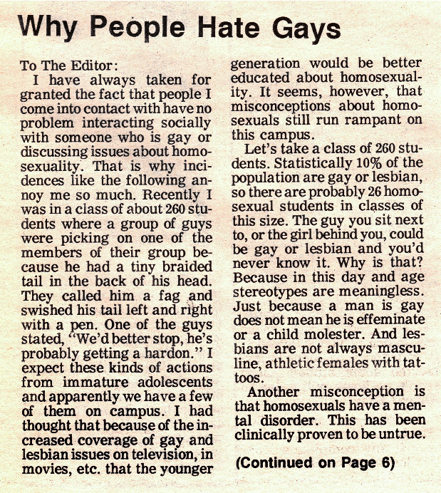Why People Hate Gays