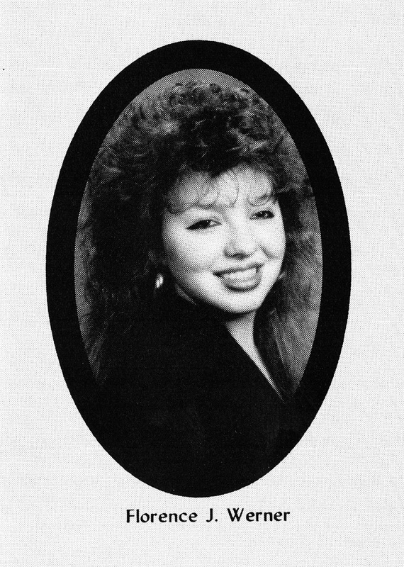 Florence J. Werner yearbook photo