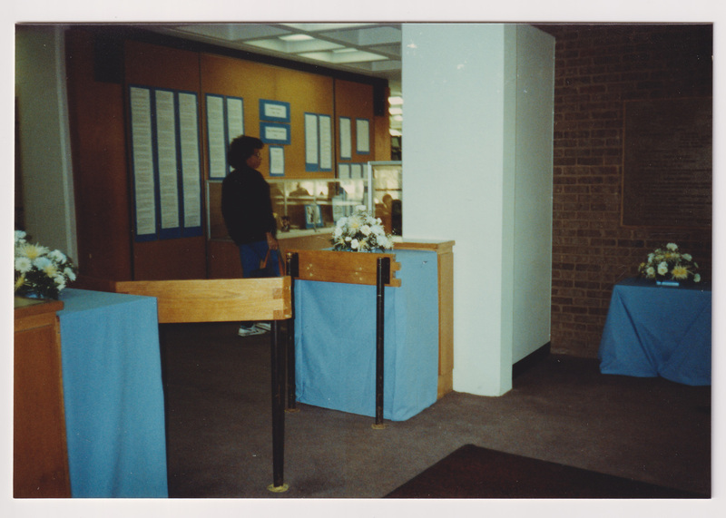 Viewing Paul Robeson Library Dedication Exhibit