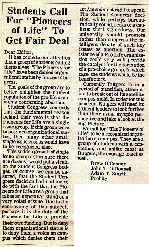 Students Call For "Pioneers of Life" To Get Fair Deal