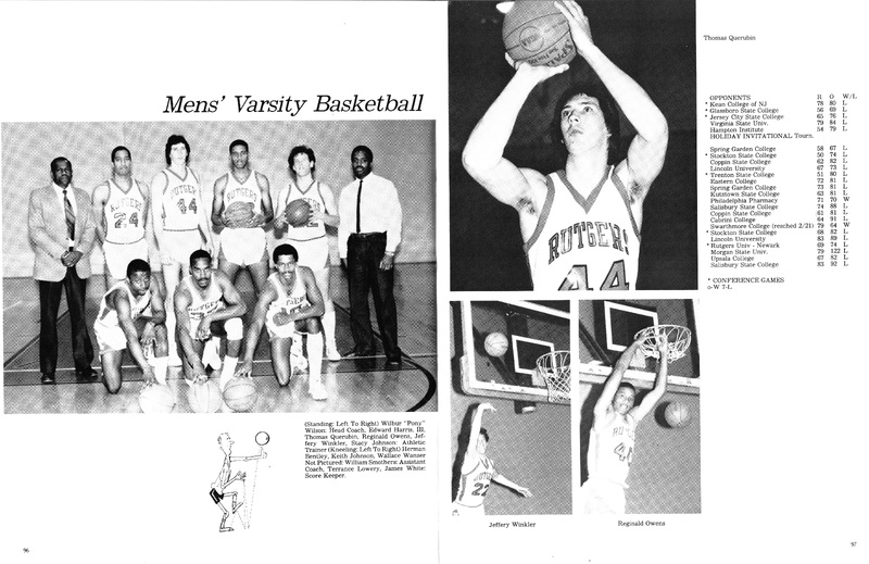 Men's Varsity Basketball Team 1983
