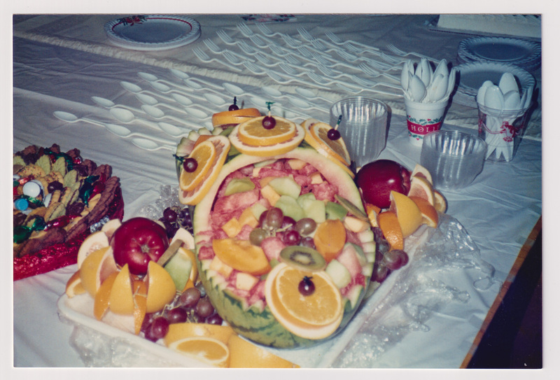 Fruit Salad in a Watermelon