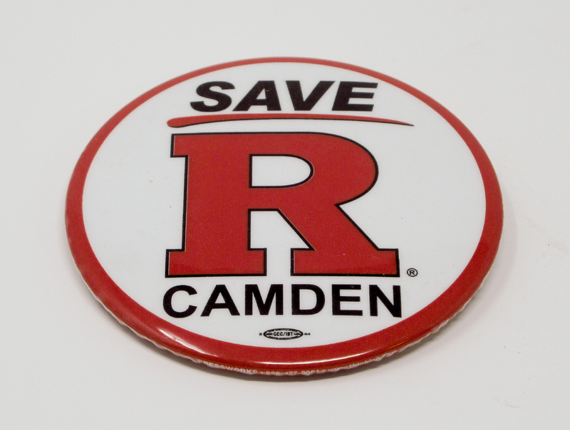 Button: Save Rutgers Camden