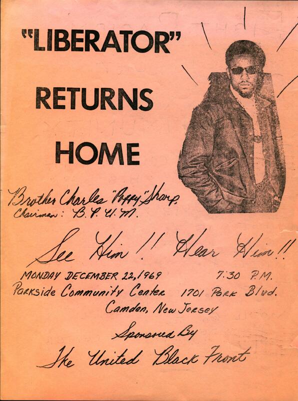 BPUM Liberator Returns Home / Fight Racism flyer