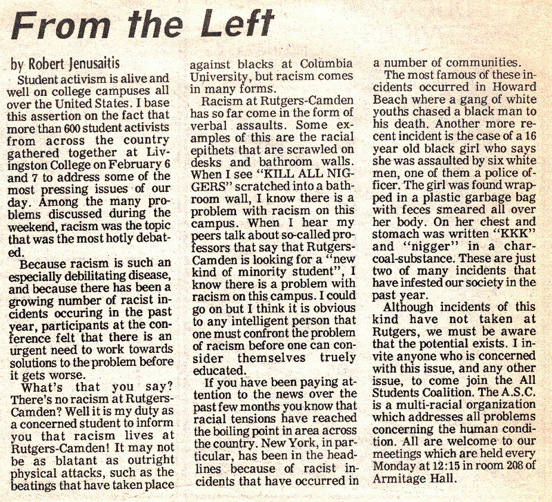 From the Left