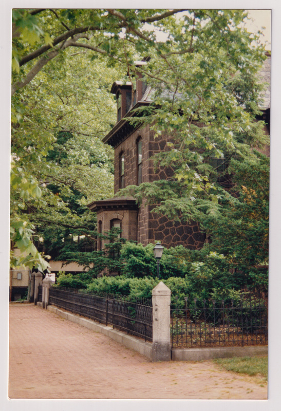 Left Corner of Admissions Building Taken from Lawrence Street