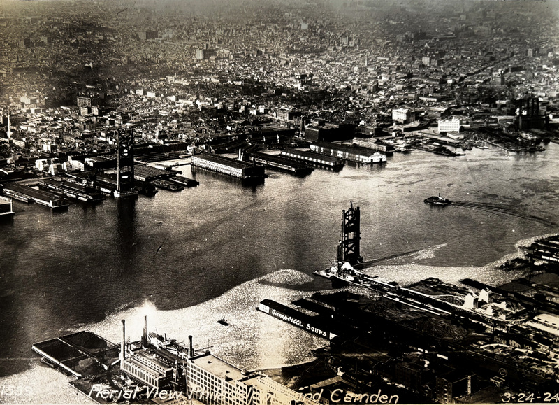 Aerial View Philadelphia and Camden