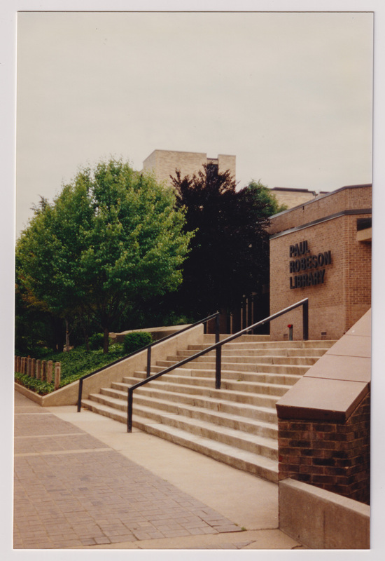 Paul Robeson Library, From the Stairs