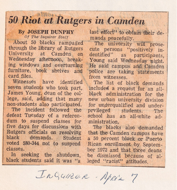 50 Riot at Rutgers in Camden