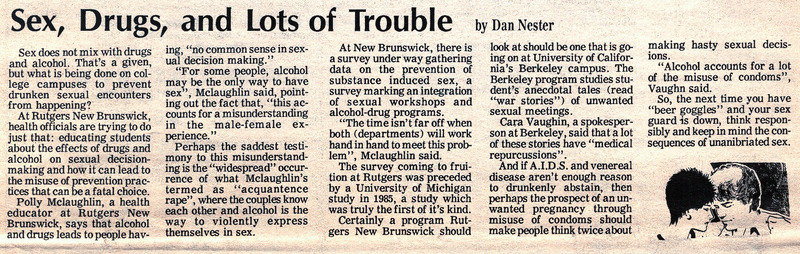 Sex, Drugs, and Lots of Trouble