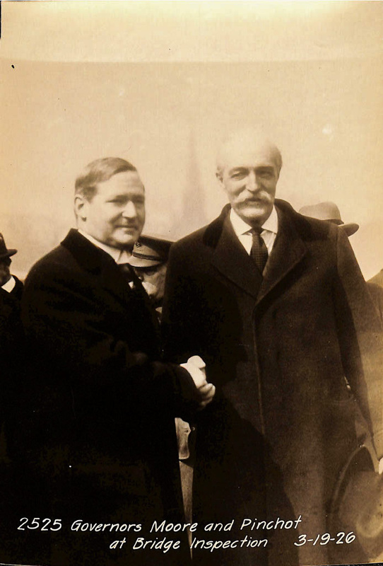 2525 Governors Moore and Pinchot at Bridge Inspection