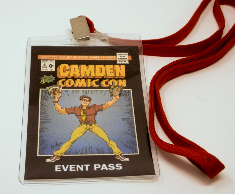 Camden Comic Con Lanyard Red
