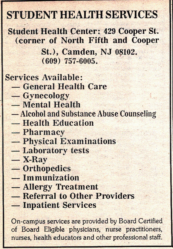 STUDENT HEALTH SERVICES