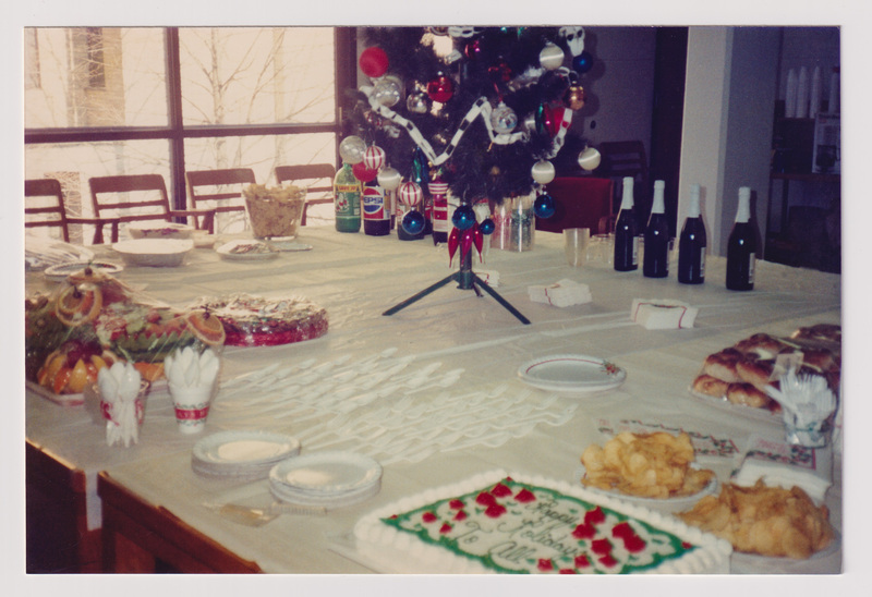 Holiday Party Refreshment Table