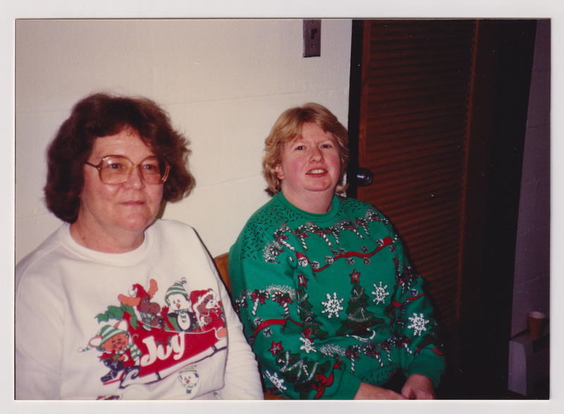 Two People in Holiday Sweaters