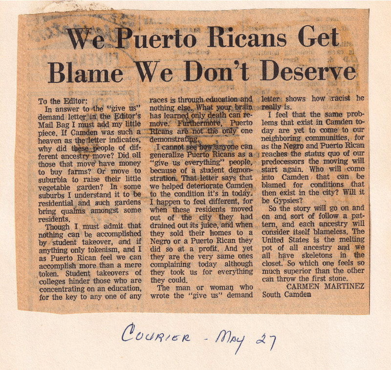 Letter to the Editor: We Puerto Ricans Get Blame We Don't Deserve