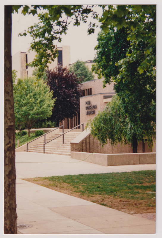 Paul Robeson Library, From the Eastern Walkway
