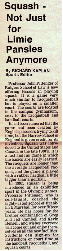 Squash - Not Just for Limie Pansies Anymore