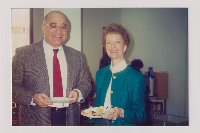 A Man and Woman Smiling
